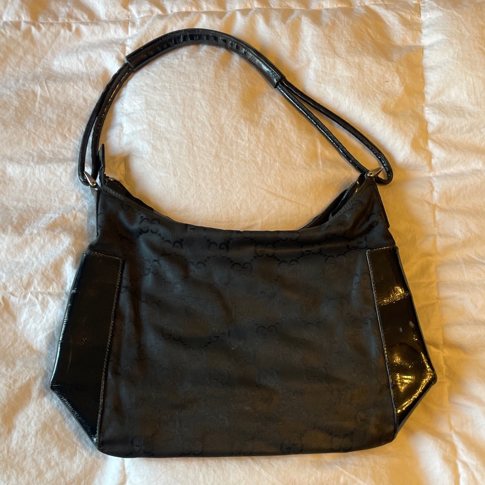 Gucci Black Shoulder Hobo Bag